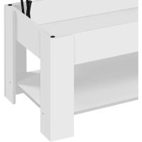 Mesa de Café Elevable y Extensible con Revistero 98x50x(41,8-56) cm Mueble para Sala de Estar y Comedor - details 52