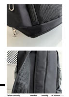 Mochila de viaje para gimnasio, zapatos independientes, bolsillo para exteriores, mochila escolar para estudiantes universitarios, viaje informal, bolsas portátiles ligeras para ordenador portátil - details 16