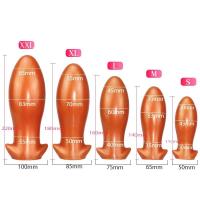 Leten enorme trasero gran penetración Anal Plug masajeador de próstata consoladores suaves suministros para adultos juguetes sexuales para mujeres hombres Gay - details 5
