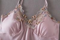 Juego de albornoz Ence de 5 piezas para mujer, ropa de dormir, kimono de satén, informal, para el hogar, primavera y verano - details 10