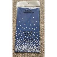 Mantel desechable de plástico, cubierta rectangular para mesa de fiesta, azul, dorado, impermeable, suministros de Decoración de cumpleaños y boda - details 11