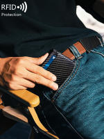 Cartera Minimalista Para Hombre Con Bloqueo RFID Portátil Gran Capacidad 11 Tarjetas Color Sólido Soporte Para Tarjetas De Crédito - details 7