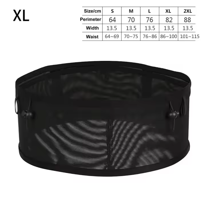 Riñonera con cinturón para correr para hombre y mujer, bolsa deportiva duradera para gimnasio al aire libre, funda oculta para teléfono, 1 piezas - 1