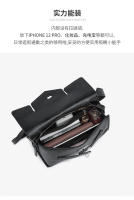 Nuevo bolso de hombro versátil de cuero, bolso de mano tipo commuter de gran capacidad, bolso bandolera. - details 7