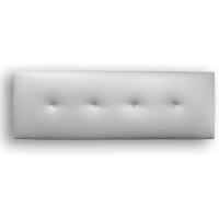Silvi Tapizado, Estructura Madera, Hilera Botones Estilo Moderno - Fácil Instalación, Acolchado Confort – 150 cm, Polipiel Blanco - details 3