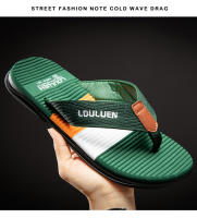 Verano nuevas chanclas de los hombres usan zapatillas de playa de goma antideslizante pellizcar pies sandalias al aire libre - details 11