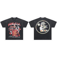 2025 Camisas casuales básicas de moda de verano, camisetas holgadas de algodón puro para hombres y nuevas camisas de manga corta para parejas con estampados de logotipos en la parte delantera - details 9