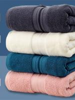 Toalla de baño absorbente para hombre y mujer, toalla suave de algodón egipcio para el hogar, color gris, aumenta el engrosamiento - details 19