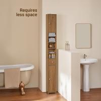 Mueble de Baño de Alto Estante Estanterías con 2 Puertas y Cajón Blanco Tamaño 20x20x180cm - details 33