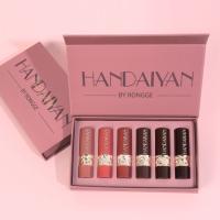 HANDAIYAN Juego de lápiz labial mate de terciopelo, kit profesional de tinte de labios desnudo, resistente al agua, de larga duración, de secado rápido, antiadherente, hasta 24 horas de uso - details 11