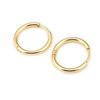 Aretes de Cuerda de Metal Dorado de 18K Diseño Redondo Rectangular de Alta Calidad - details 36