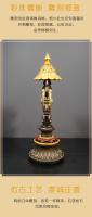 Equipo de plataforma de Buda, colección tántrica tibetana, combinación de Nepal, ocho adornos auspiciosos - details 3