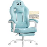 Oficina con Reposabrazos y Soporte Lumbar, Silla Gaming Giratoria con Asiento Amplio y Lleno de Muelle, - details 0