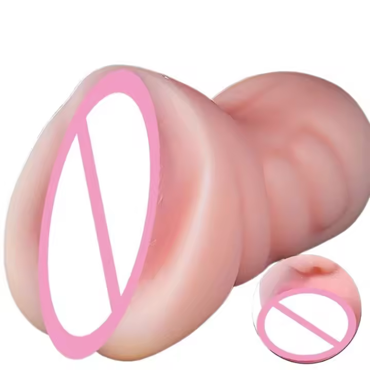 Empaque privado Sexy 3 EN 1 Masturbador Masculino Vaginal Ano Doble Cabeza Sexo Real Copa de Masturbación Garganta Profunda Juguetes Sexuales para Hombres Adultos. - 1