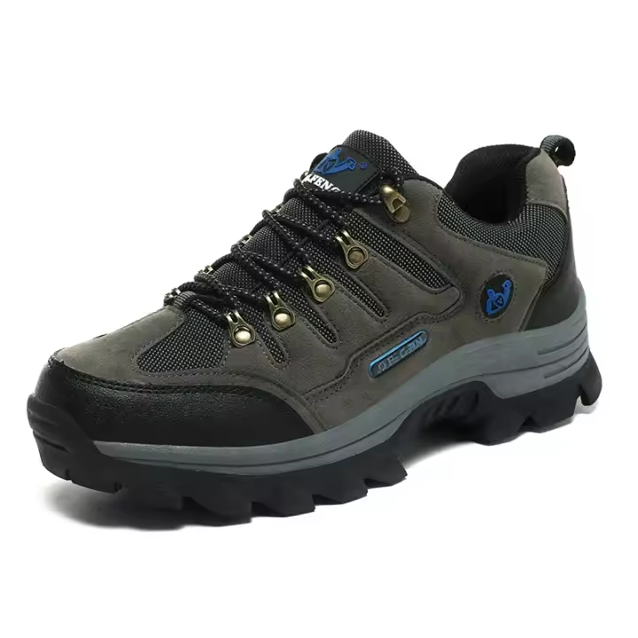 Zapatillas De Deporte Para Hombre Al Aire Libre Otoño Invierno Parejas Zapatos Casuales Zapatos De Montañismo Zapatos De Cuero Para Caminar Calzado Grande - 1