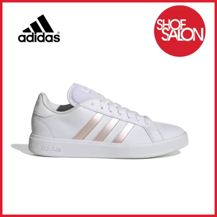 Leten Grand Court Base 2.0 Zapatos de mujer Blanco nube/Rosa arena Met. /Calcomanía ID1192 blanca de nube - 1