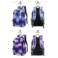 Mochila de Hombro para Hombres Estudiantes Impresada Impermeable Ideal para Viajes al Aire Libre - details 30