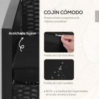 Conjunto de Mesa y Sillas de Jardín al Aire Libre Juego de 3 Piezas Sillas de Ratán - details 3