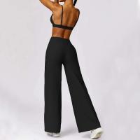 Entrenamiento de gimnasia de yoga hueco para mujer, yoga triple reforzado para mujer, conjunto PIESS, ropa deportiva, sujetador deportivo, ropa ajustada, 1/2 - details 1