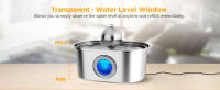 Fuente de agua de acero inoxidable para gatos, dispensador automático de agua para mascotas, cuenco para perros, productos para gatos, nuevo - details 2