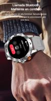 Reloj Inteligente Militar 2024 para Hombres con Llamadas, Smartwatch Deportivo con más de 100 Deportes, Reloj de Fitness, Monitor de Oxígeno en Sangre, Frecuencia Cardíaca y Sueño, Impermeable IP68, Compatible con Teléfonos Android iPhone Samsung Xiaomi - details 7