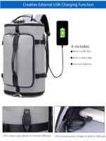Mochila de Viaje para Hombres con Cierre de Contraseña Anti-Robo y Carga USB Bolsa Inteligente con Cinturón de Equipaje para Escuela - details 4