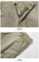 Pantalones Cortos de Entrenamiento Ligeros para Hombres Secado Rápido Ideal para Senderismo, Cargo, Pesca Moda Deportiva de Verano - details 18