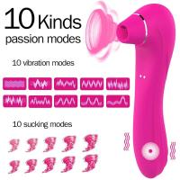 Vibrador de succión de Vagina, estimulador de clítoris de succión de lengua Oral, Juguetes sexuales para adultos, masturbador erótico para mujeres - details 1