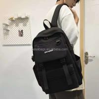 Mochila informal coreana de gran capacidad con diseño integrado simple, adecuada para entrega a estudiantes 9977 - details 5