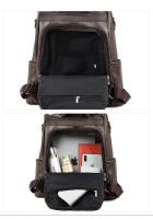 Mochila clásica de cuero sintético suave para mujer, Bolso multiusos a prueba de robo, versión coreana, novedad, envío directo - details 13