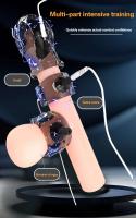 Anillo Eléctrico Leten Juguete de Placer Sensual para Hombres Estimulación de Penis en Cage de Retraso de Ejaculación Salud y Diversión - details 1