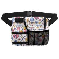 Bolsa de Cintura para Enfermeras de Múltiples Bolsillos Bolsa de Enfermería Portátil Ajustable con Almacenamiento de Tijeras de Medicina Estilo Casual de Bolsa de Cintura - details 1