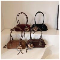 Nuevo versátil retro textura mate bolsa de axilas bolso de hombro moda portátil bolso de bolos mujeres - details 0
