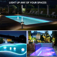 GAHADA Tira LED flexible segura para agua Impermeable IP68, 12V 24V, 120LEDs/m, Tubo de silicona, seguridad al aire libre y bajo el agua - details 4