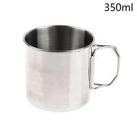 Taza de acero inoxidable con asa plegable, armas de fuego portátiles, taza, accesorios para acampar al aire libre, 1 pieza. - details 1