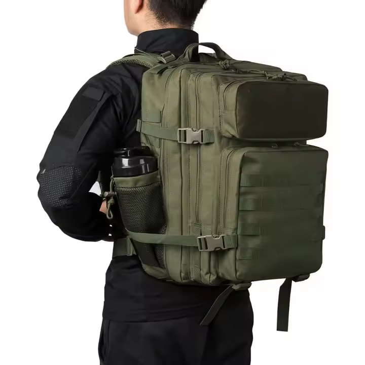 Mochilas Militares Tácticas 25L/45L Molle Mochila de asalto del ejército Bolsa Bug Out de 3 días mochila de senderismo para acampar - 1