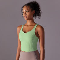 Sujetador de Yoga sin Costuras Alto Impacto Deportivo, Top de Cultivo A Prueba de Golpes, Secado Rápido, Ideal para Ciclismo y Gimnasio - details 19