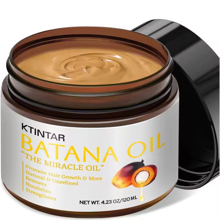 Ktintar 100% Natural Raw na para el crecimiento, aceite de crecimiento Dr Sebi sin refinar y orgánico de Honduras, previene la caída del cabello, elimina - 1