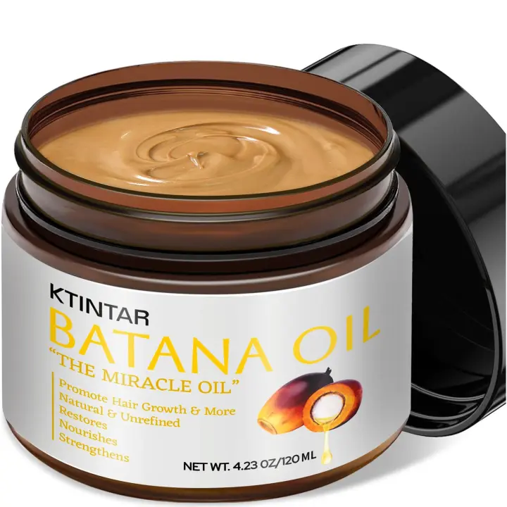 Ktintar 100% Natural Raw na para el crecimiento, aceite de crecimiento Dr Sebi sin refinar y orgánico de Honduras, previene la caída del cabello, elimina - 1