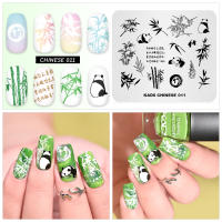 Plantillas de Arte de Uñas KADS para Salones de Belleza Herramientas de Manicura con Diseños de Flores Hojas Oceanos Animales - details 20