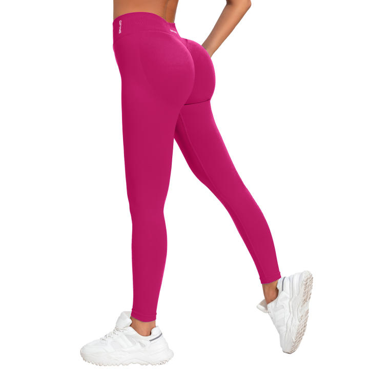 Leggings Deportivos Dfyne Impact de Cintura Alta, Sin Costuras, para Gimnasio, Yoga, para Mujer