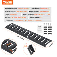 VEVOR E Track Kit de riel de amarre, carga de 2000 libras - details 9