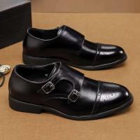 2024 zapatos de cuero italianos del vestido del negocio de los hombres del estilo de la moda de la hebilla del nuevo producto Oxford - details 4