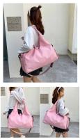 Bolsa de gimnasio para mujer, bolso de mano deportivo de gran capacidad con correa para el hombro, ideal para Yoga y natación - details 7