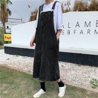 Vestido de mezclilla para mujer Falda con tirantes de mezclilla de longitud media - details 6