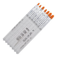 Pincel de Gel UV Profesional para Manicura 7Pcs Herramientas de Terapia de Luz Transparente Acrílico para Pintura de Uñas Equipo de Manicura - details 1
