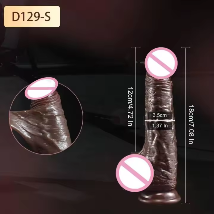 Empaquetado privado Dildos realistas sexys Piel deslizante Prepucio Testículos Dildo Estimulación anal vaginal Strapon Juguetes sexuales grandes para mujer - 1