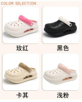 Sandalias de oficina para mujer, de verano, antideslizantes, de suela gruesa, con aumento de altura, de doble uso y punta cerrada. - details 3