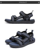 Sandalias transpirables antideslizantes para hombre, zapatos informales de plataforma, cómodos, para exteriores, vacaciones, playa, Verano - details 7