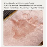 Toalla de algodón puro de lujo para adultos, toalla facial gruesa y absorbente, Clase A - details 2